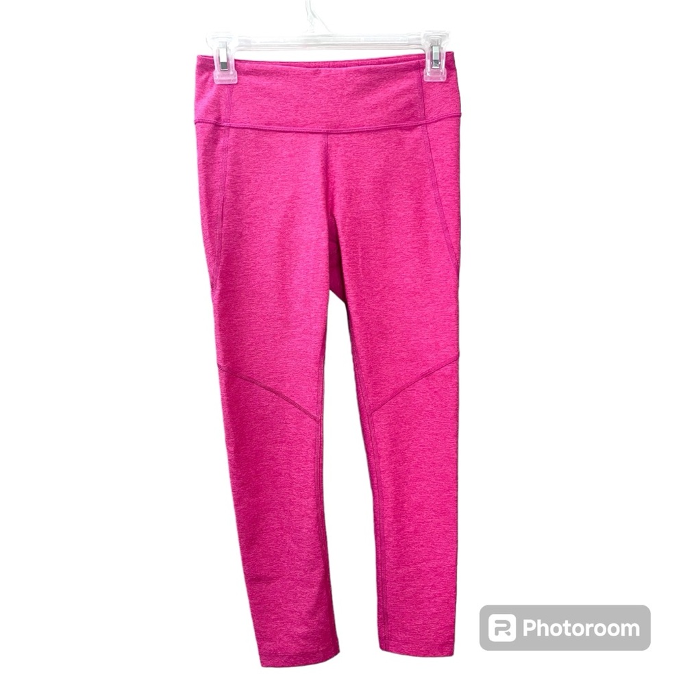 Outdoor Voices Flamingo Pink Cropped Leggings Womens Small High Rise Athletic